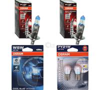 2X OSRAM NIGHT BREAKER UNLIMITED H1 Diadem Chrome PY21W COOL BLUE INTENSE W5W