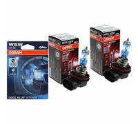 2x OSRAM Night Breaker Unlimited H11 +110% W5W Cool Blu Intense Set Lampadina