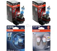 2X OSRAM NIGHT BREAKER UNLIMITED H11 Diadem Chrome PY21W COOL BLUE INTENSE W5W