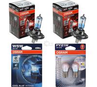 2X OSRAM NIGHT BREAKER UNLIMITED H7 Diadema Cromo PY21W COOL BLUE INTENSO W5W