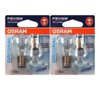 Osram BLISTER 2 LAMPADINE BASE METALLO PER AUTO 256W BAY15D A7528BLI2