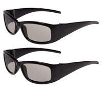 2x Pacco EX3D Bambini 3D Occhiali Passivi Polifiltro per 3D-TV Proiettore Cinema