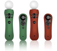 2X Pack Set Custodia In Silicone Antigraffio Per Sony PS Move VR Controller