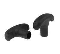 2x pagaia in PVC per canoa, kayak, barca, canotto, impugnatura a T, ricambio per