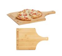 2x Palette pizza grande 45 cm in bambù pala per pane vassoio tavola palettino
