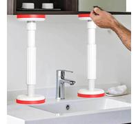 2x pali di supporto telescopici per mobili in nylon per divano, scrivania e