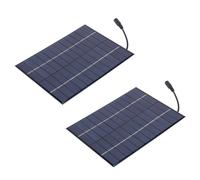2X Pannello Solare 12V 5W Pannello Solare Policristallino Epossidico Sola1509