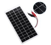 2X Pannello Solare 5W 12V Pannelli nel Polisilicio Caricabatteria Solare per Esterni Pannello Solare Portatile per Caricabatterie per Telefoni