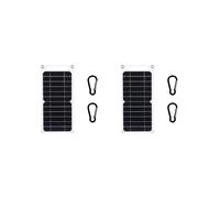 2X Pannello Solare da 6 W USB Cella Solare per Escursione All'Aperto Caricabatterie Sistema Kit Pannello Solare per Orologio Power Bank per Telefono