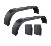 2x parafango tandem in plastica 220x1500 mm auto DOMAR parafango parafanghi