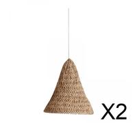 2x Paralume in Tessuto a Mano, Coprilampada, Regalo Alla Moda Bohémien,