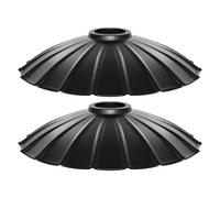 2x paralume nero 245mm Ø