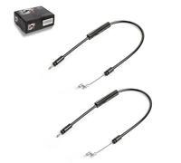 2x Paranco Cavo di Bowden Serratura Maniglia Della Portiera Frontale per Renault