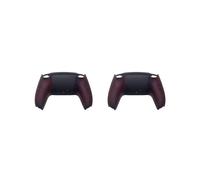 2X Parti di Ricambio per il Miglioramento del Gioco Della Parte Posteriore Inferiore Della Scocca Antiscivolo per il Controller per PS5, Nero e Rosso