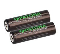 2x PATONA Premium 14500 Cellula ICR14500 Batteria Li-Ion 3,7V 800mAh