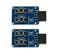 2X PC-Boot- Scheda di Prova di Avvio Della Scheda Madre Pulsante di Accensione/Spegnimento del PC A 9 Pin per Scheda Madre del PC