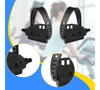 2x Pedali per Cyclette con Cinghie Regolabili per Cyclette Stazionaria