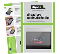 2x Pellicola per Pixus Vision 10.1 Protettiva Protezione Antiriflesso dipos
