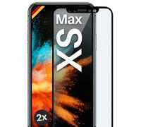 2x Pellicola Protettiva per Apple iPhone Xs Max Vero Vetro Full Screen...