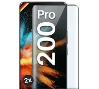 2x Pellicola Protettiva per Honor 200 Pro Display Vero Vetro Full Screen...