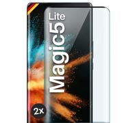 2x Pellicola Protettiva per Honor Magic5 Lite Rigida Vero Vetro Full Screen C...