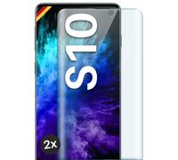 2x Pellicola Protettiva per Samsung Galaxy S10 Vero Vetro Full Screen Cover V...