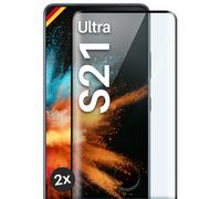 2x Pellicola Protettiva per Samsung Galaxy S21 Ultra Vetro Full Screen...