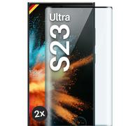 2x Pellicola Protettiva per Samsung Galaxy S23 Ultra Vetro Full Screen Cover ...