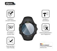 2x Pellicola Protettiva per Suunto Core 2 Protezione Vetro Flessibile 9H dipos