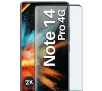2x Pellicola Protettiva per Xiaomi Redmi Note 14 Pro 4G Vetro Full Screen...
