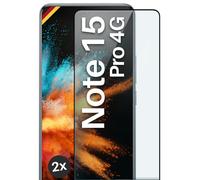 2x Pellicola Protettiva per Xiaomi Redmi Note 15 Pro 4G Vetro Full Screen Cov...