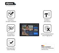 dipos I 2x Pellicola Protettiva compatibile con ZENTALITY C-710 PRO Protezione Vetro Flessibile 9H