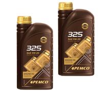 2X PEMCO 1 Litro iDRIVE 325 5W-20 Olio Motore Olio Motore API SN ILSAC GF-5