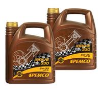 2x PEMCO 5 Litro idrive 330 5W-30 olio motore Api Sl Acea A3/B3 Ilsac GF-5
