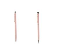 2X Penna Digitale per Schermi di Stampa, per Disegnare E Scrivere Un Mano Su Smartphone E Tablet Rosa
