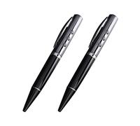 2X Penna Lettore MP3 Lettore Musicale Portatile USB Multifunzionale per Studenti Lettore Penna Scrivibile Nero