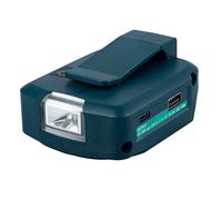 2X per ADP05 14.4V/18V Lion Batteria Porta USB/Tipo-C Convertitore con Far9343