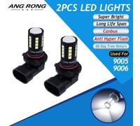 2x Per BMW E90 E91 E92 HB3 9005 9006 SMD LED Ant. Nebbia Giorno Lampadina Canbus
