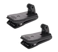 2X per Go Pro360Degree Zaino Clip a sgancio rapido Cappello Supporto a morsetto rapido per HERO5HERO4Session HERO5 4