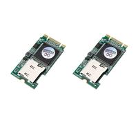2X per Lettore di Schede Micro- M.2 Micro- SDHC SDXC TF A M2 B Key T-Flash Adattatore per PC M.2 NGFF SSD Supporto 512 GB