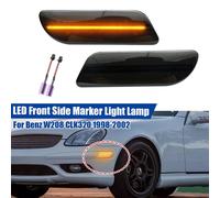 2X Per Mercedes-Benz R170 W208 LED Anteriore Frecce Laterali Indicatori Nero