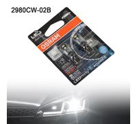 2x Per OSRAM 2980CW Car Auxiliary Bulbs LED W5W 12V1.5W W2.1x9.5d T9