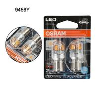 2x per OSRAM 9456Y Lampadine ausiliarie per auto LED PY21W 12V2.5W BAU15s M2
