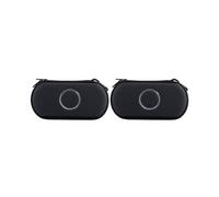 2X per PSP Carring Case Custodia da Viaggio Portatile Custodia con Cerniera Borsa Compatibile per PSP 1000 2000 3000 Console di Gioco (Nero)