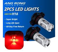2x Per Range Rover Evoque H16 PS19W 15 SMD 2835 LED Coda Nebbia Frecce Rosso