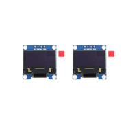 2X per Raspberry Pi 0,96 Pollici OLED I2C SSD 4Pin Modulo Schermo LCD Display Temperatura CPU per STM32