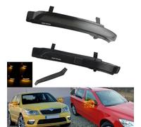2x Per Skoda Superb II 3T4 3T5 Dynamic LED Ali Specchio Indicatore Segnale Luce