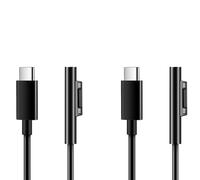2X per Surface Connect Un USB C Cavo di Ricarica Compatibile per Surface Pro 3/4/5/6/7, Surface Laptop 3/2/1, Surface Go