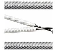 2x Per Toyota Per Supra A80 1993-2002 Anteriore Cappuccio Cofano Modificare Ammortizzatori A Gas Fibra Carbonio Ascensore Supporto Ammortizzatore Portellone Supporto(Silver carbon fiber)