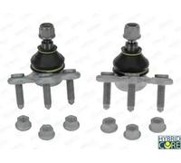 2x Perno braccio oscillante MOOG Sotto S+D per AUDI, SEAT, SKODA, VW A1, CITIGO